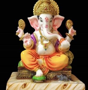 องค์พระพิฆเนศ (ผงหินอ่อน)