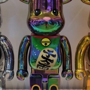 BE@RBRICK – Maneki Neko Black Chrome 1000%