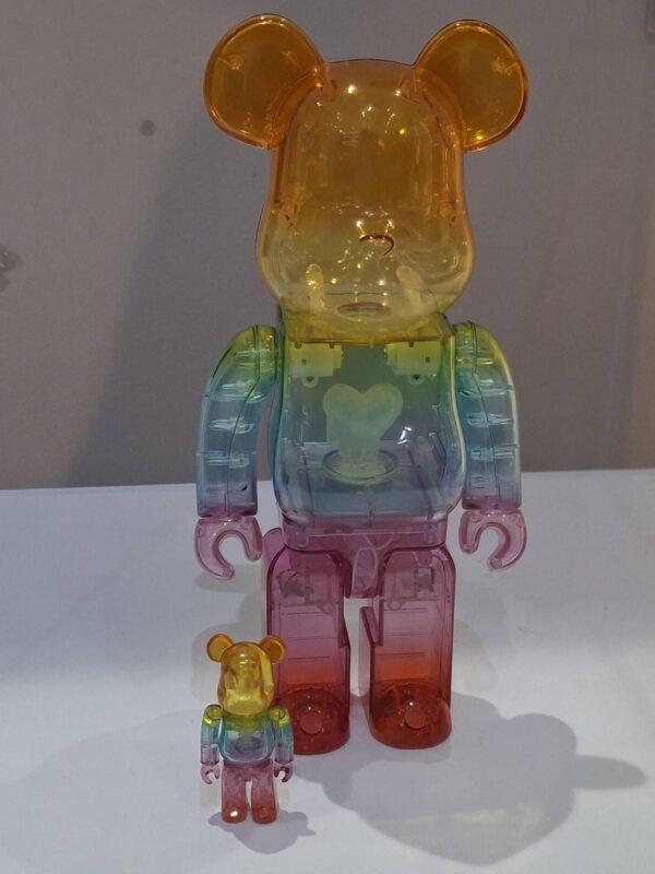 BE@RBRICK EMOTIONALLY UNAVAILABLE RAINBOW 100％ & 400％